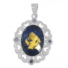 Gold Flake Pendant Np8741-GL-R